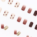 Elegant Minimalist Press-On Nail Set (24pcs) (DESIGN 7647)