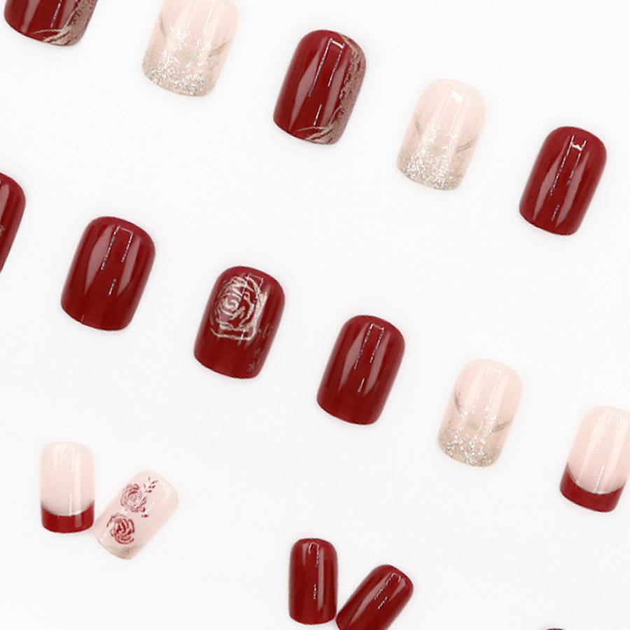 Elegant Minimalist Press-On Nail Set (24pcs) (DESIGN 7587)