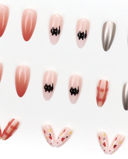 Elegant Minimalist Press-On Nail Set (24pcs) (DESIGN 7663)
