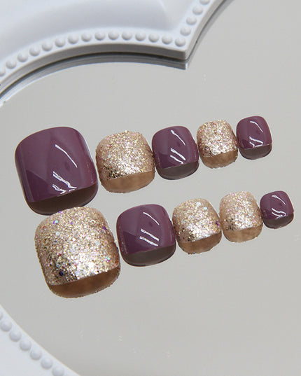 Elegant Minimalist Press-On Nail Set (24pcs) (DESIGN 7497)