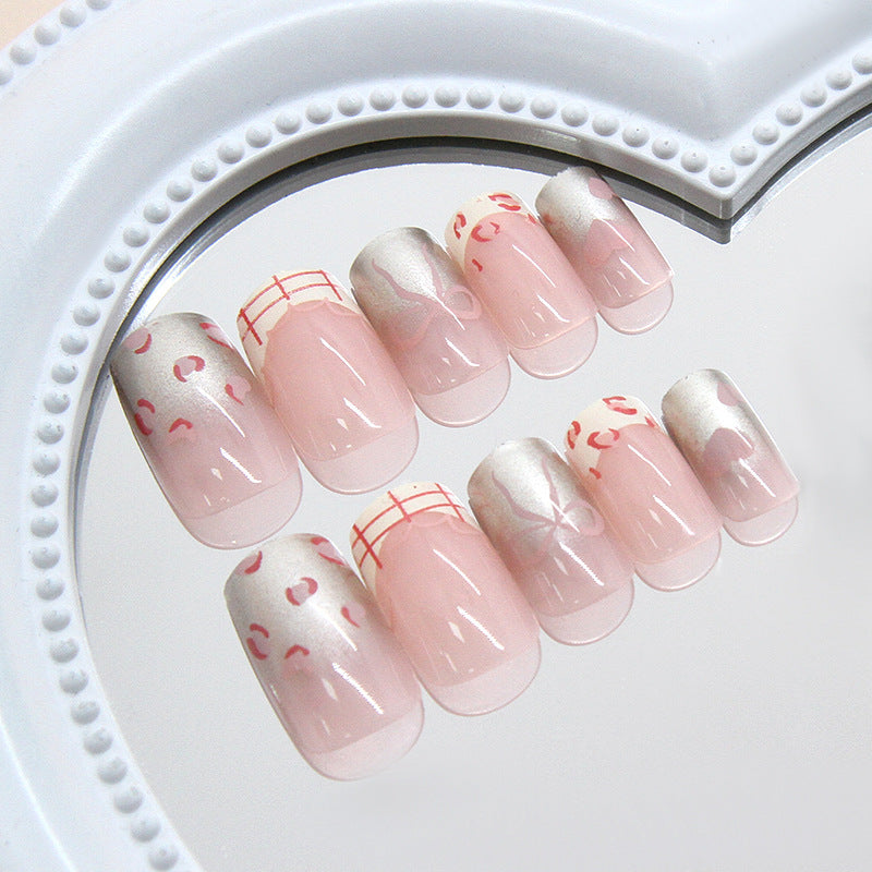Elegant Minimalist Press-On Nail Set (24pcs) (DESIGN 7307)