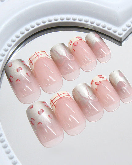 Elegant Minimalist Press-On Nail Set (24pcs) (DESIGN 7307)