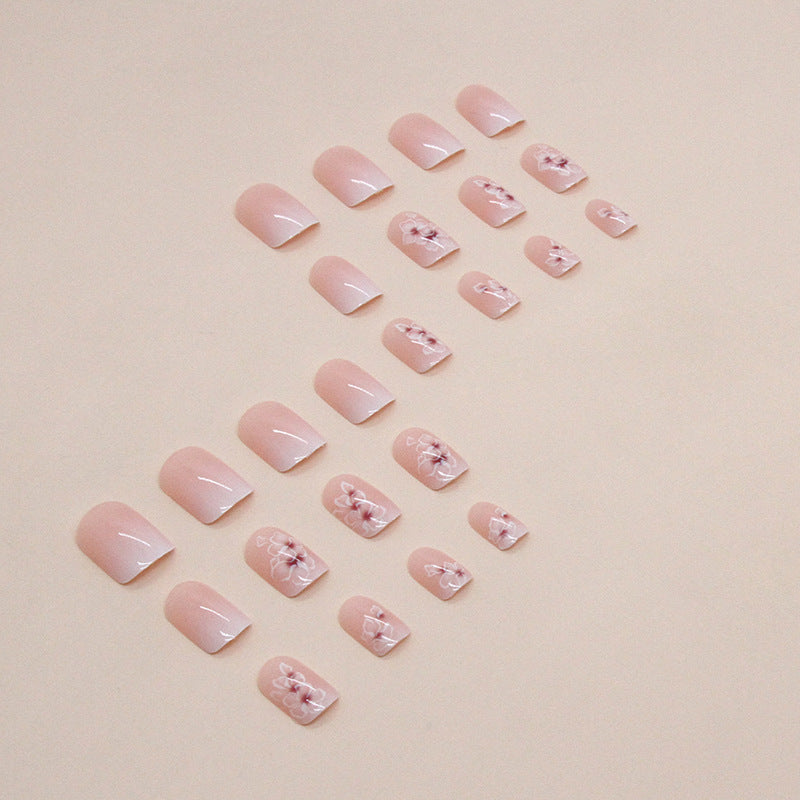 Elegant Minimalist Press-On Nail Set (24pcs) (DESIGN 7472)