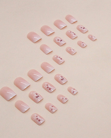 Elegant Minimalist Press-On Nail Set (24pcs) (DESIGN 7472)