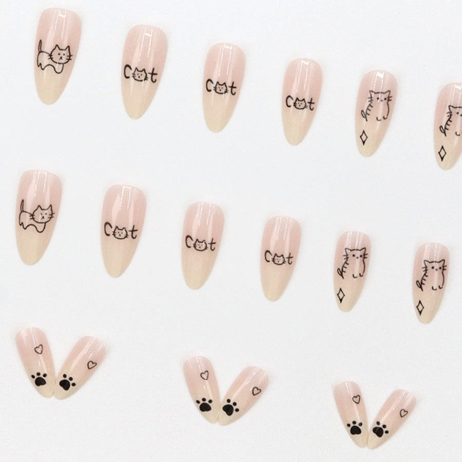 Elegant Minimalist Press-On Nail Set (24pcs) (DESIGN 7629)