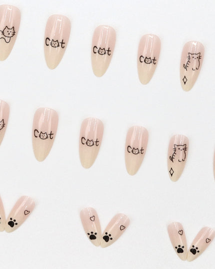 Elegant Minimalist Press-On Nail Set (24pcs) (DESIGN 7629)