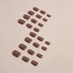 Elegant Minimalist Press-On Nail Set (24pcs) (DESIGN 7379)