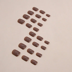 Elegant Minimalist Press-On Nail Set (24pcs) (DESIGN 7379)