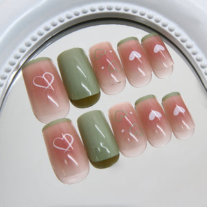 Elegant Minimalist Press-On Nail Set (24pcs) (DESIGN 7399)
