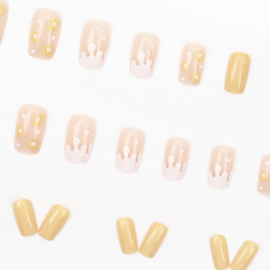 Elegant Minimalist Press-On Nail Set (24pcs) (DESIGN 7574)