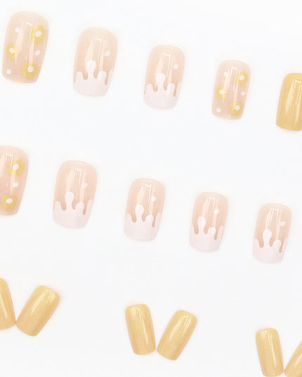 Elegant Minimalist Press-On Nail Set (24pcs) (DESIGN 7574)