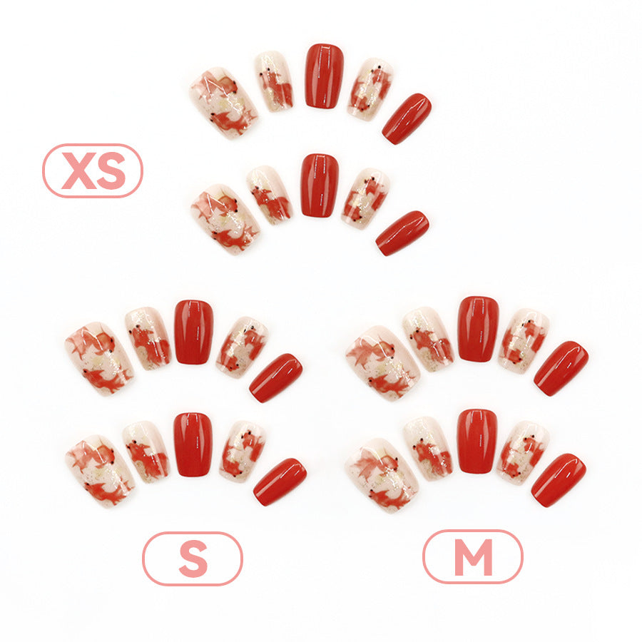 Elegant Minimalist Press-On Nail Set (24pcs) (DESIGN 7528)