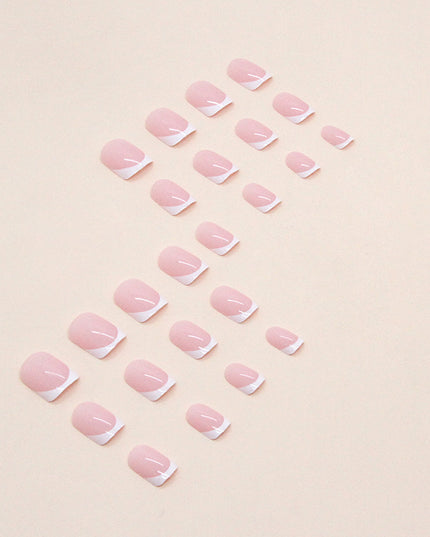 Elegant Minimalist Press-On Nail Set (24pcs) (DESIGN 7383)
