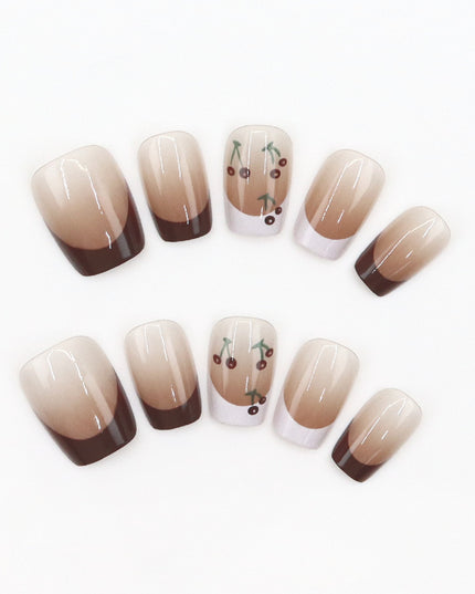 Elegant Minimalist Press-On Nail Set (24pcs) (DESIGN 7525)