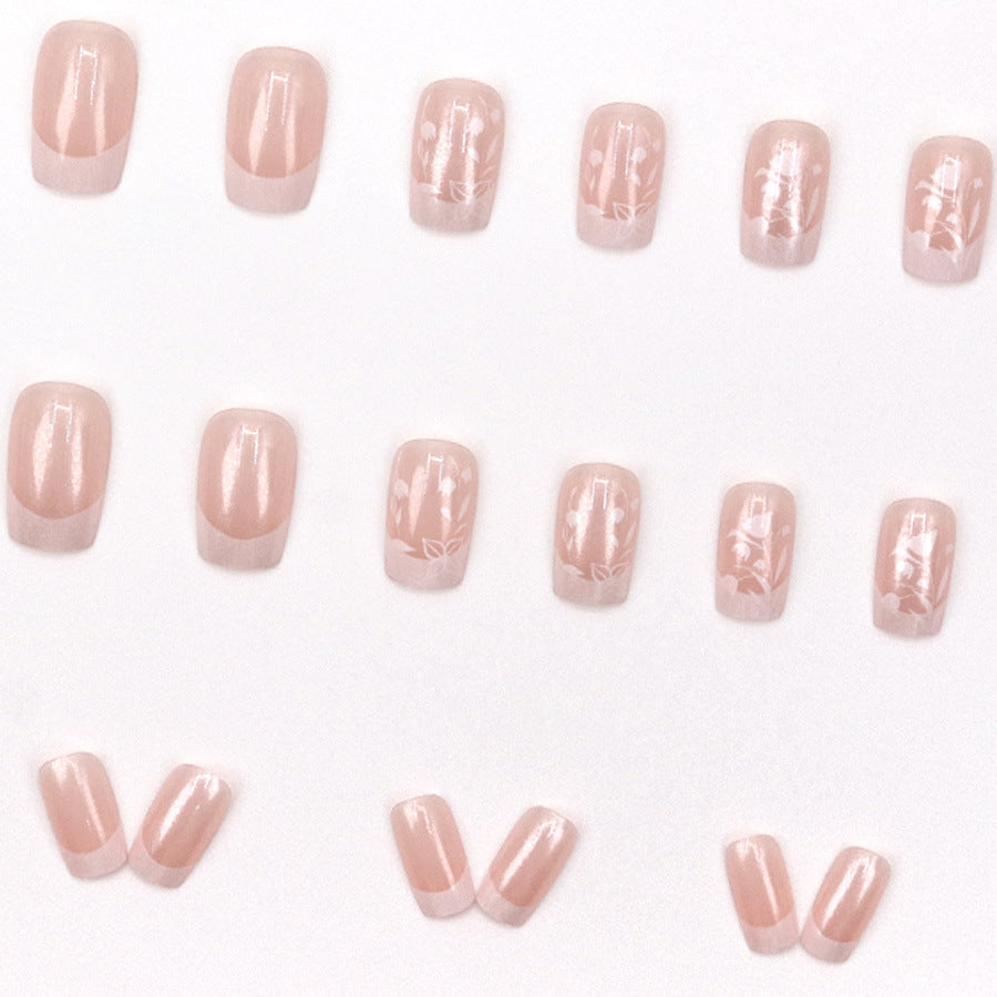 Elegant Minimalist Press-On Nail Set (24pcs) (DESIGN 7549)