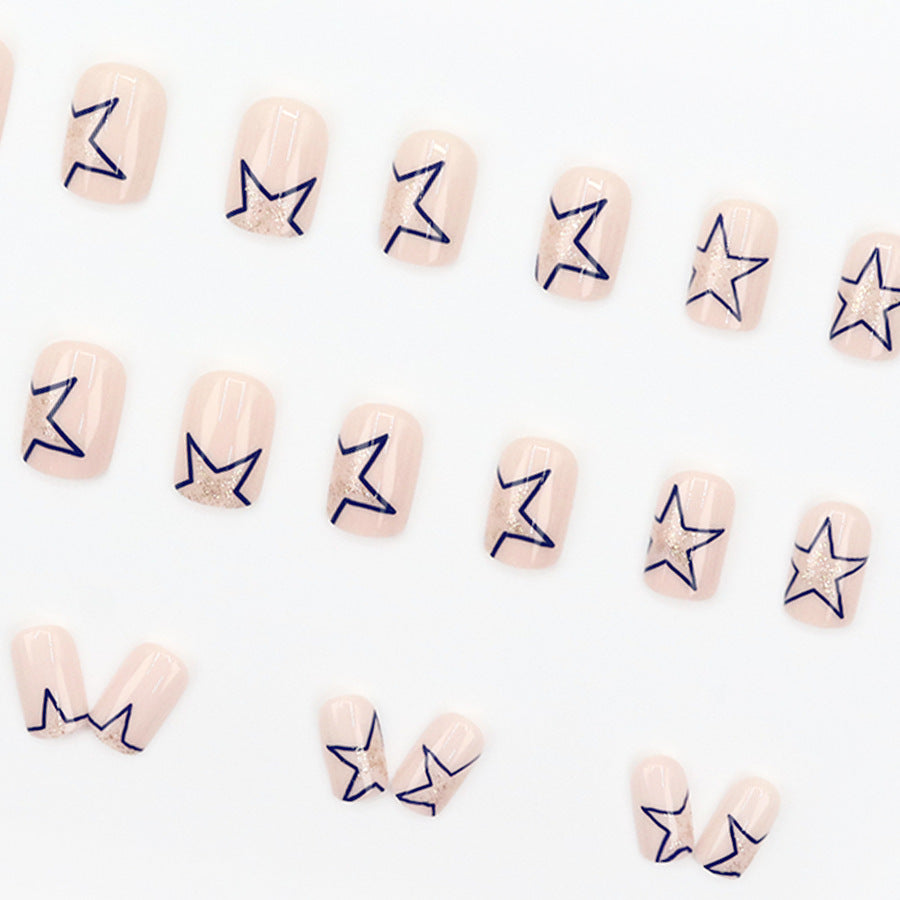 Elegant Minimalist Press-On Nail Set (24pcs) (DESIGN 7577)