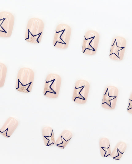 Elegant Minimalist Press-On Nail Set (24pcs) (DESIGN 7577)