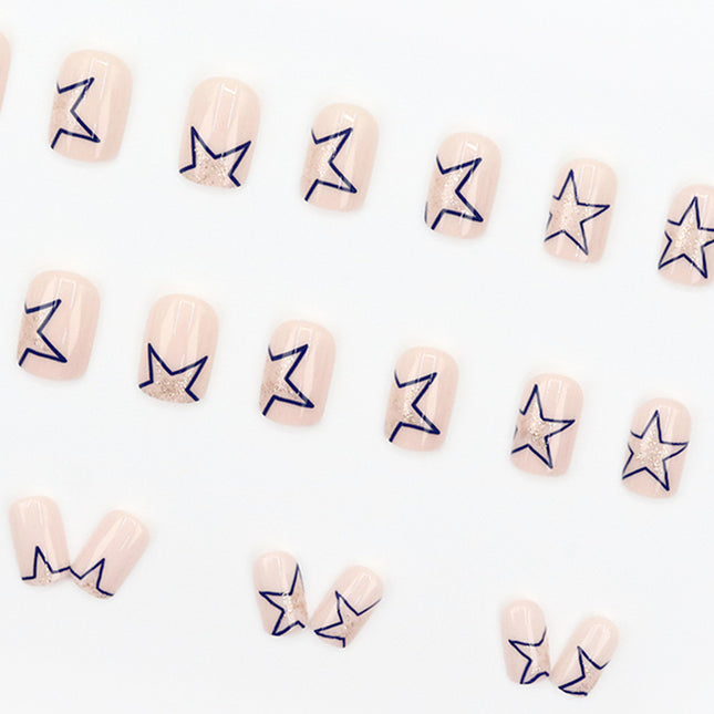 Elegant Minimalist Press-On Nail Set (24pcs) (DESIGN 7577)