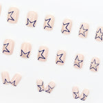 Elegant Minimalist Press-On Nail Set (24pcs) (DESIGN 7577)