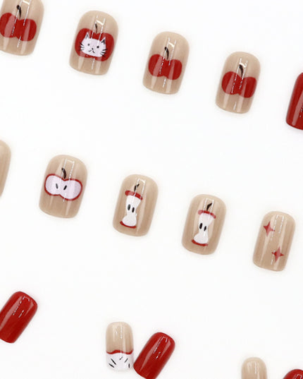 Elegant Minimalist Press-On Nail Set (24pcs) (DESIGN 7612)