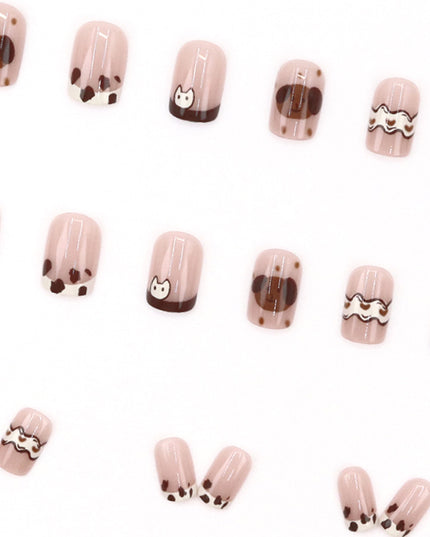 Elegant Minimalist Press-On Nail Set (24pcs) (DESIGN 7619)