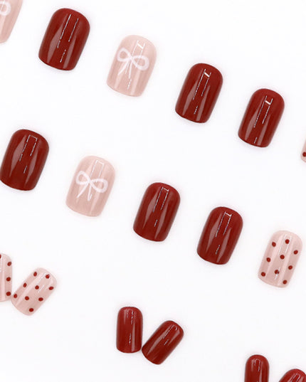 Elegant Minimalist Press-On Nail Set (24pcs) (DESIGN 7617)