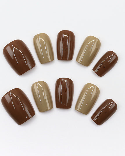 Elegant Minimalist Press-On Nail Set (24pcs) (DESIGN 7536)