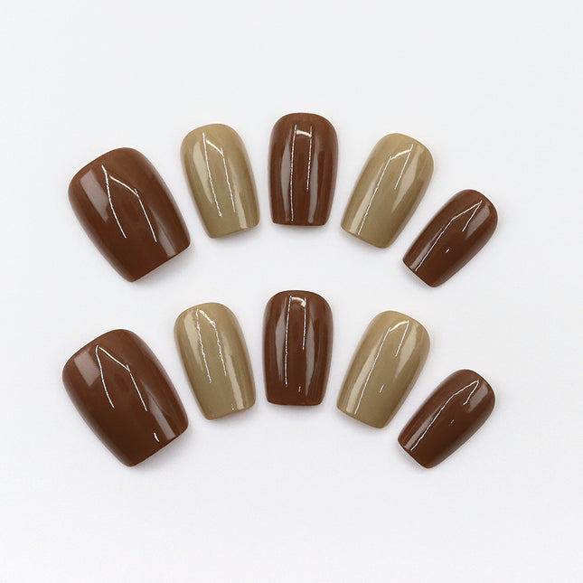 Elegant Minimalist Press-On Nail Set (24pcs) (DESIGN 7536)