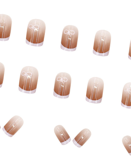Elegant Minimalist Press-On Nail Set (24pcs) (DESIGN 7518)