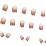 Elegant Minimalist Press-On Nail Set (24pcs) (DESIGN 7518)
