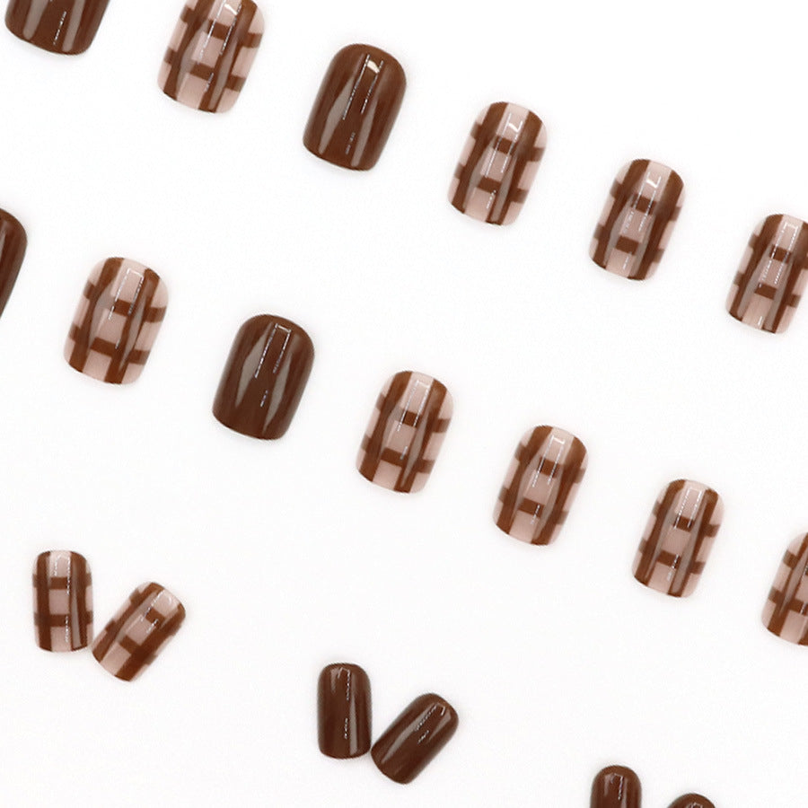 Elegant Minimalist Press-On Nail Set (24pcs) (DESIGN 7607)