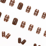 Elegant Minimalist Press-On Nail Set (24pcs) (DESIGN 7607)