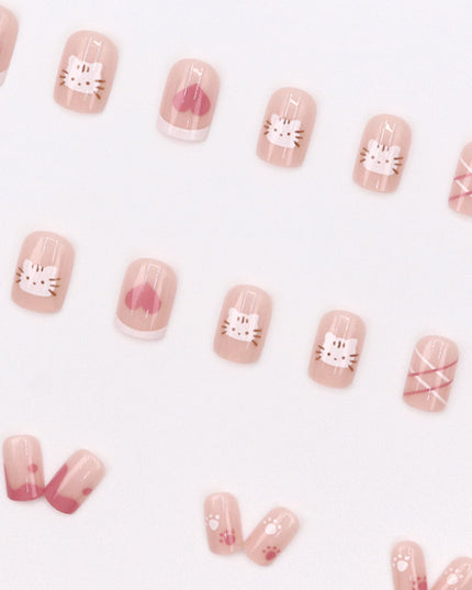 Elegant Minimalist Press-On Nail Set (24pcs) (DESIGN 7664)