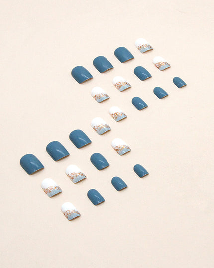 Elegant Minimalist Press-On Nail Set (24pcs) (DESIGN 7432)