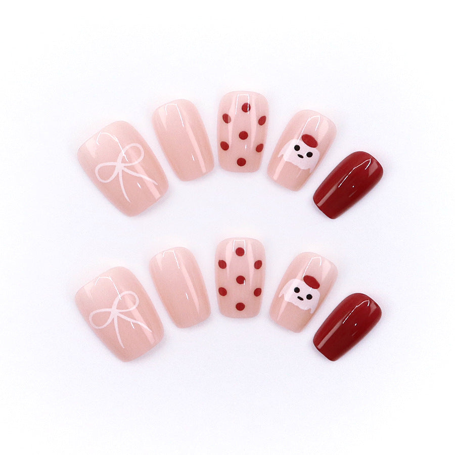 Elegant Minimalist Press-On Nail Set (24pcs) (DESIGN 7533)
