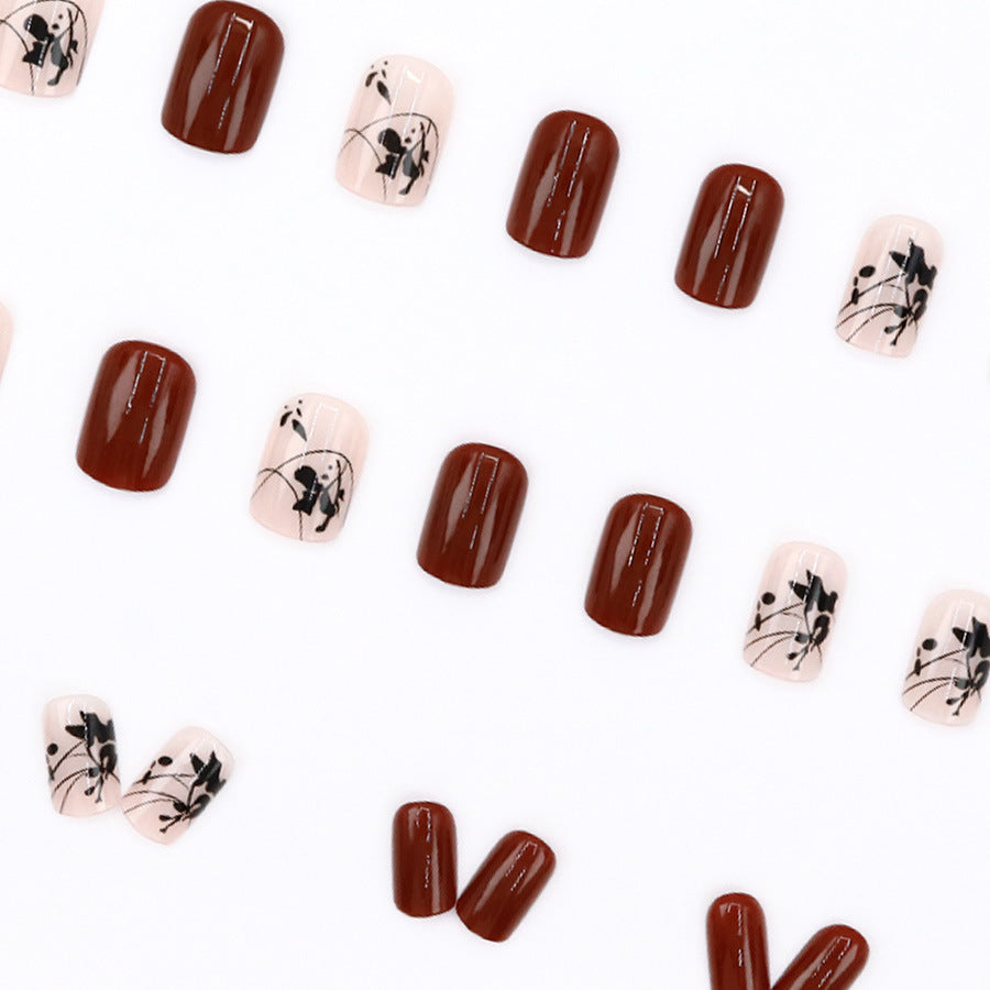 Elegant Minimalist Press-On Nail Set (24pcs) (DESIGN 7598)