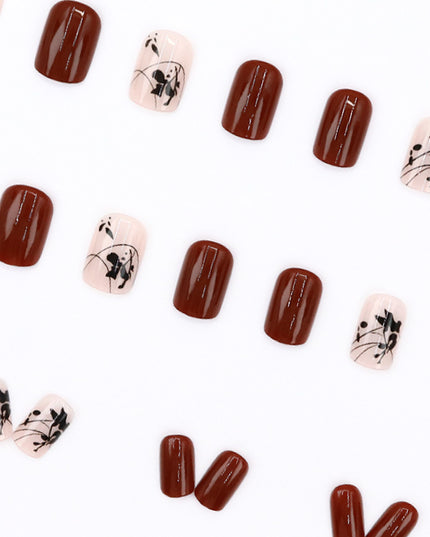 Elegant Minimalist Press-On Nail Set (24pcs) (DESIGN 7598)