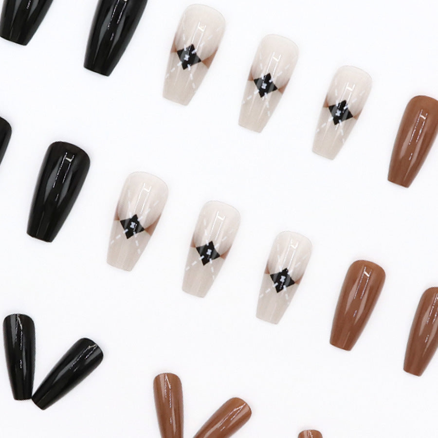 Elegant Minimalist Press-On Nail Set (24pcs) (DESIGN 7605)