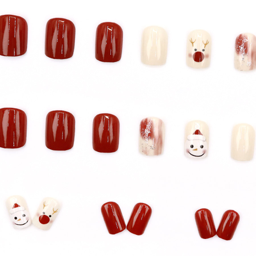 Elegant Minimalist Press-On Nail Set (24pcs) (DESIGN 7571)