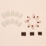 Elegant Minimalist Press-On Nail Set (24pcs) (DESIGN 7433)