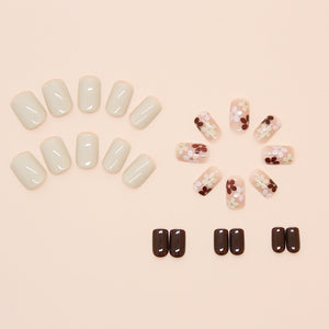 Elegant Minimalist Press-On Nail Set (24pcs) (DESIGN 7433)