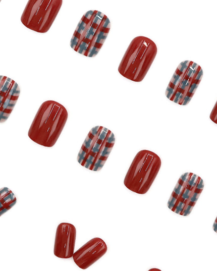 Elegant Minimalist Press-On Nail Set (24pcs) (DESIGN 7625)