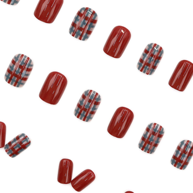 Elegant Minimalist Press-On Nail Set (24pcs) (DESIGN 7625)