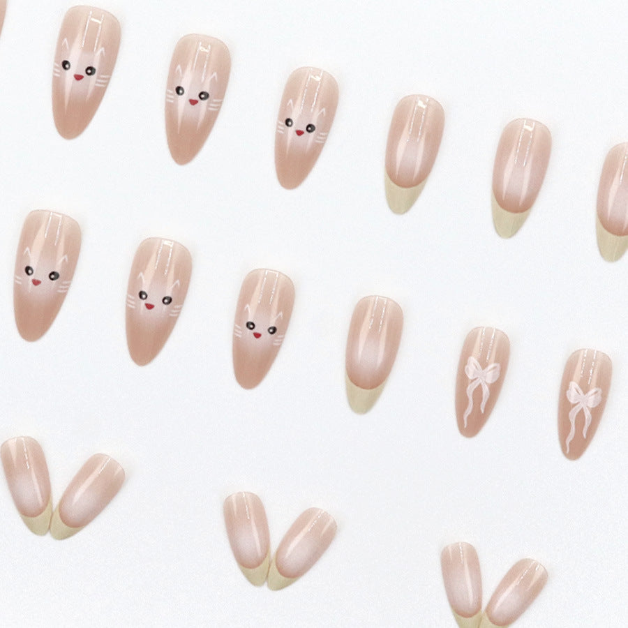 Elegant Minimalist Press-On Nail Set (24pcs) (DESIGN 7624)