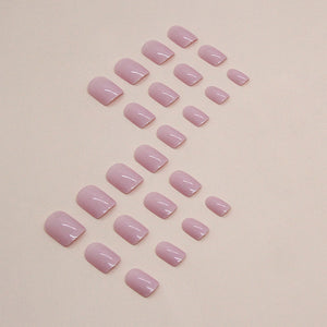 Elegant Minimalist Press-On Nail Set (24pcs) (DESIGN 7378)