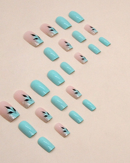 Elegant Minimalist Press-On Nail Set (24pcs) (DESIGN 7442)