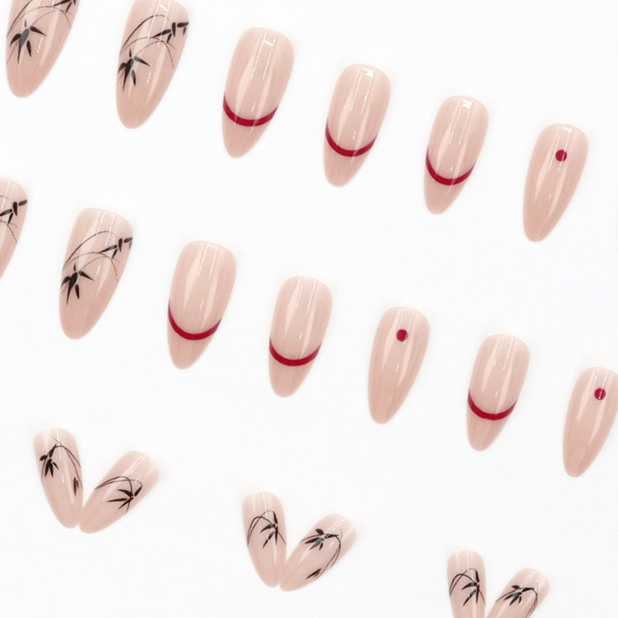 Elegant Minimalist Press-On Nail Set (24pcs) (DESIGN 7588)