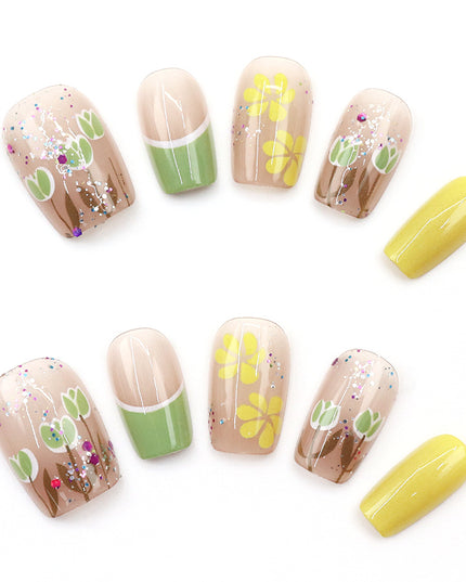 Elegant Minimalist Press-On Nail Set (24pcs) (DESIGN 7515)