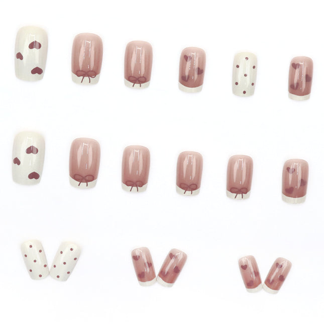 Elegant Minimalist Press-On Nail Set (24pcs) (DESIGN 7514)