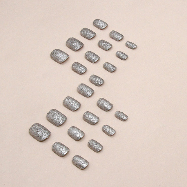Elegant Minimalist Press-On Nail Set (24pcs) (DESIGN 7393)